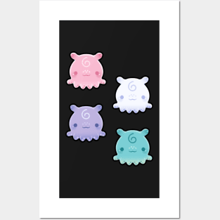 flapjack octopus babies Posters and Art